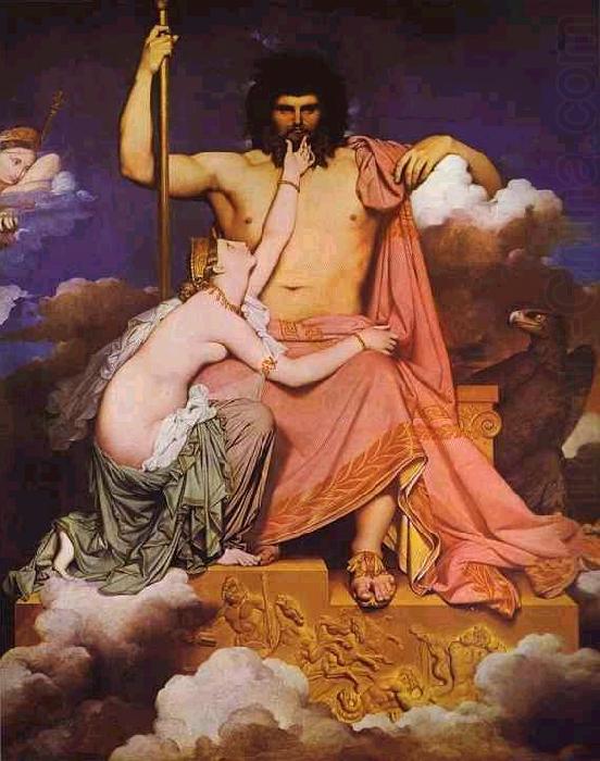 Jean Auguste Dominique Ingres Jupiter and Thetis. china oil painting image